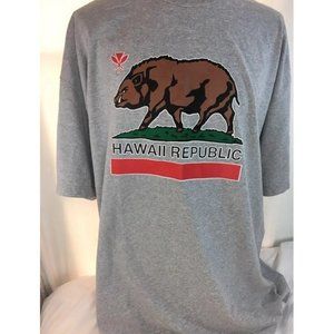 Tommy Bahama Hawaiian Republic Shirt Size 3x Gray